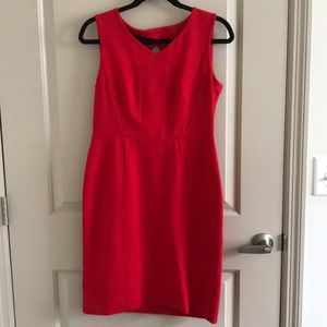 Red Talbots dress